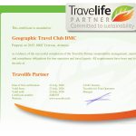 Geographic Travel Club Achieves Travelife Partner Status